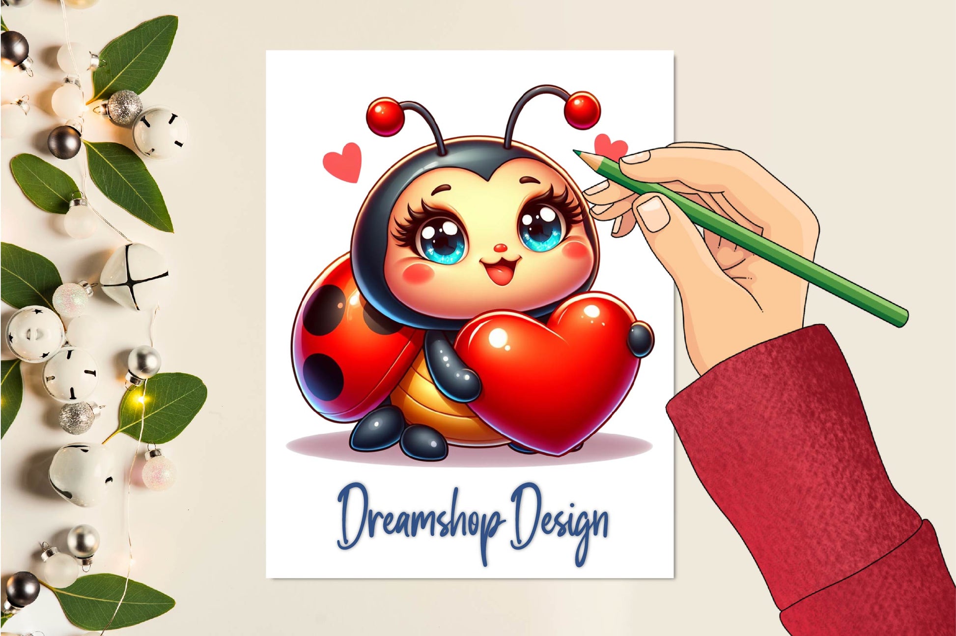 Cute Ladybug Clipart Bundle - CraftNest - Digital Crafting and Art