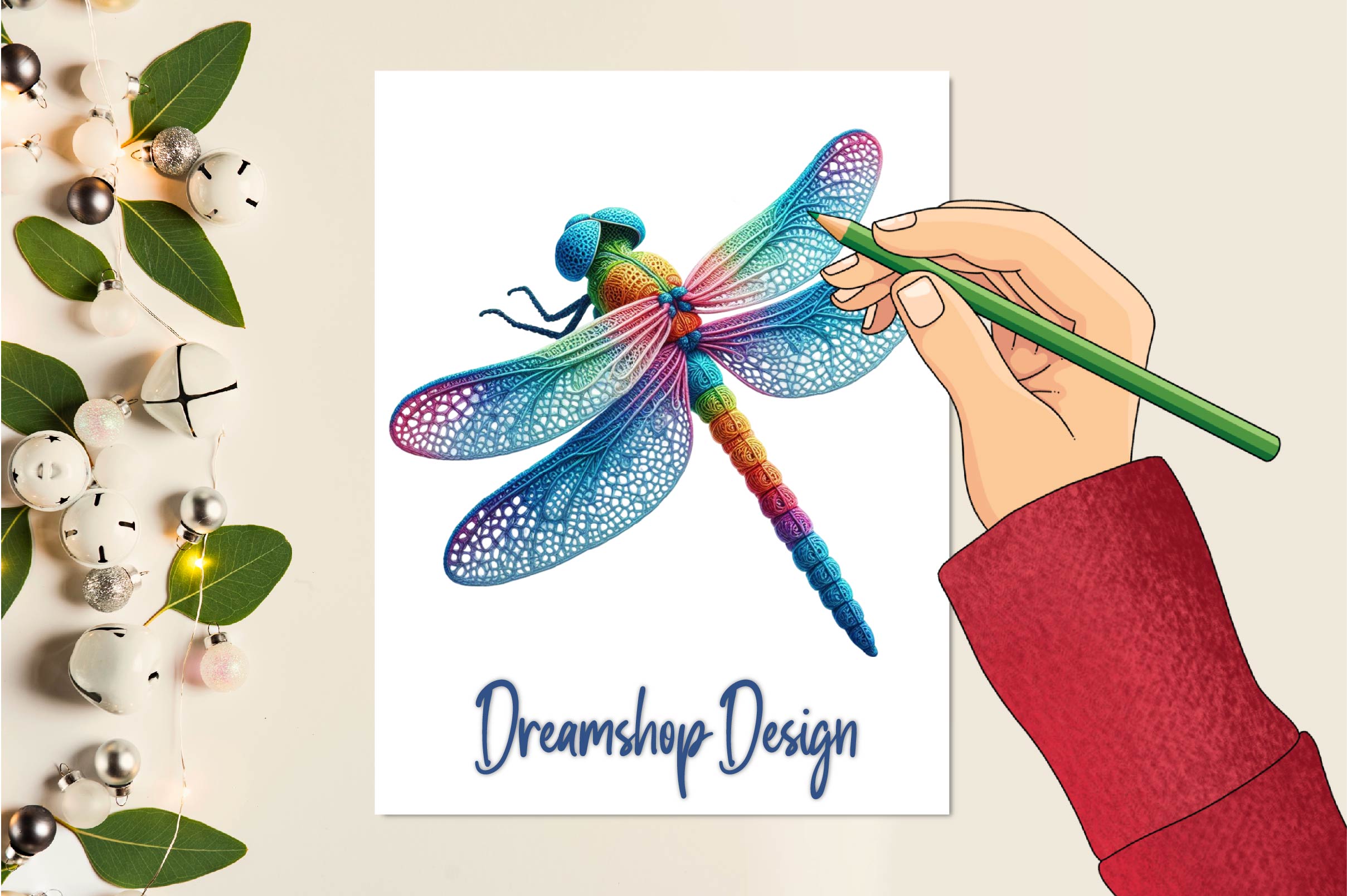Crochet Dragonflies Clipart Bundle - CraftNest - Digital Crafting and Art