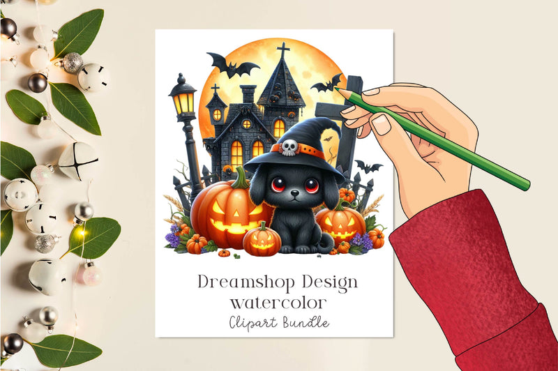 Halloween Dog Clipart Bundle - CraftNest - Digital Crafting and Art