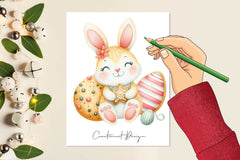 Easter Biscuit Bunny Clipart Bundle - CraftNest - Digital Crafting and Art