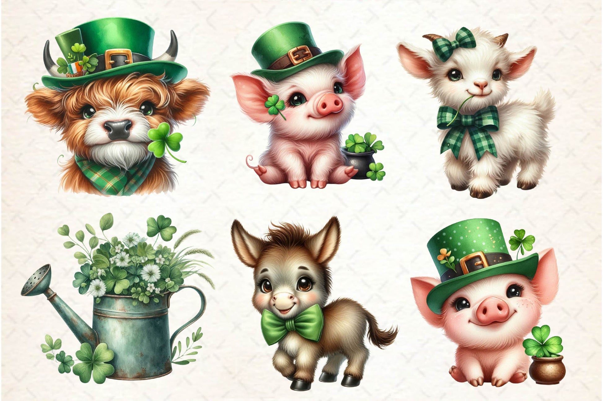St Patrick's Day Farm Clipart Bundle 2 - CraftNest - Digital Crafting and Art
