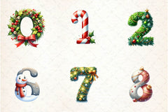 Holiday Typeface And Alphabet Clipart Bundle - CraftNest - Digital Crafting and Art