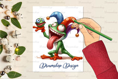Cute Frog Funny Frog Clipart Bundle - CraftNest - Digital Crafting and Art