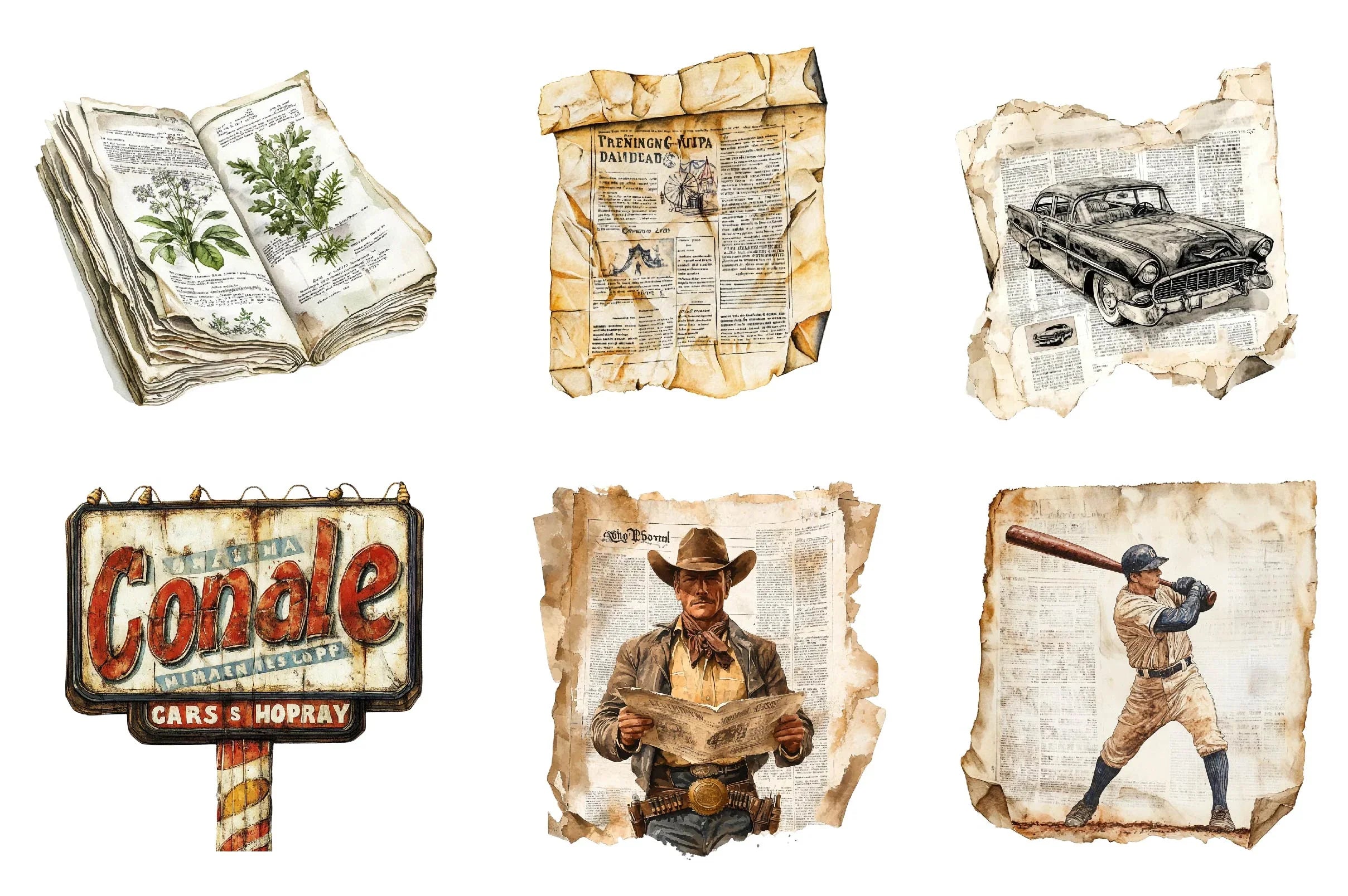 Old Newspaper Junk Journals - CraftNest - Digital Crafting and Art