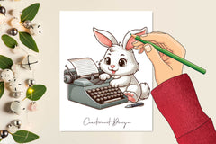 Cute Bunny Clipart Bundle - CraftNest - Digital Crafting and Art
