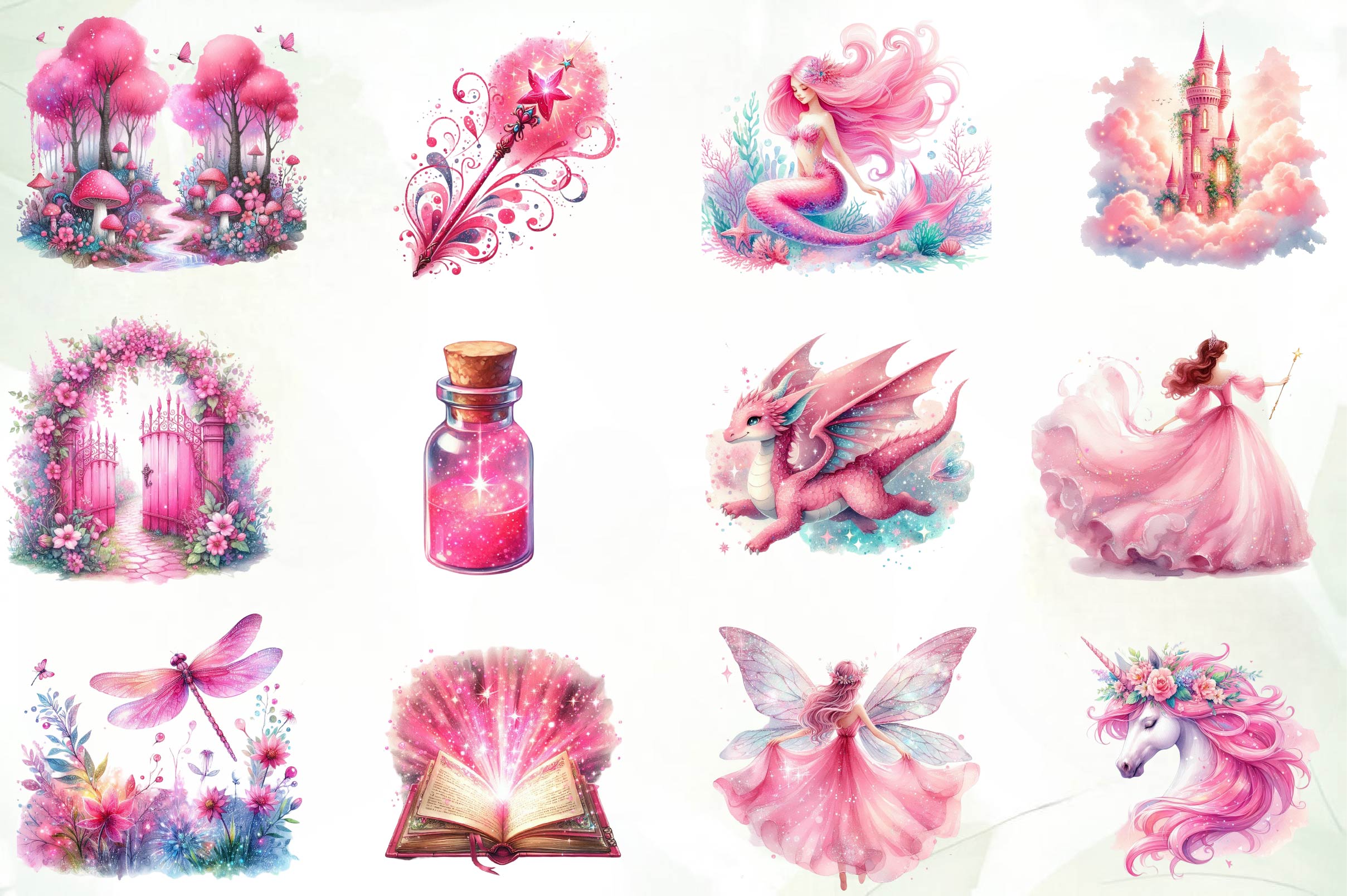 Fairytale Clipart Bundle - CraftNest - Digital Crafting and Art