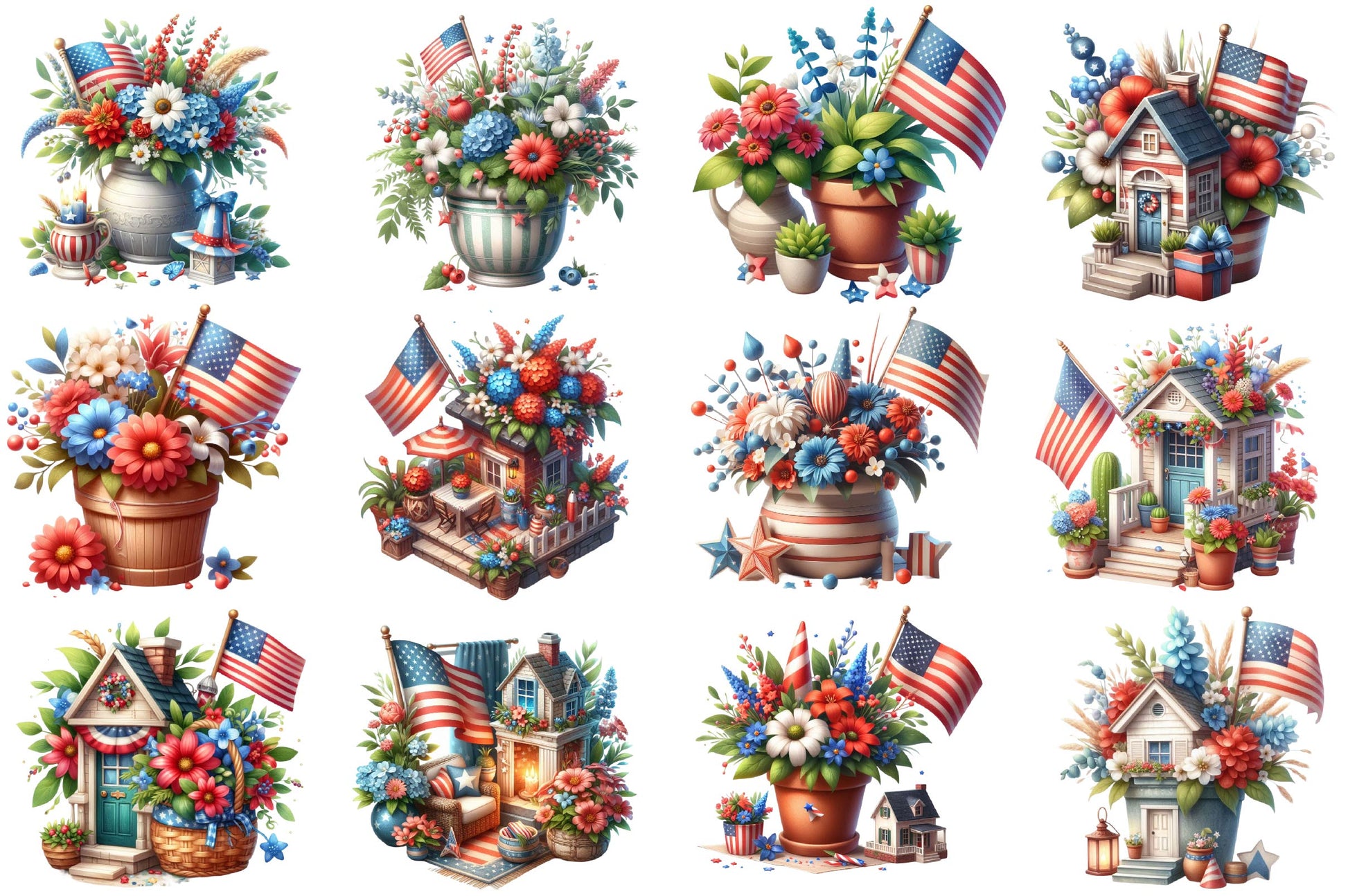 4th Of July Clipart Bundle 2 - CraftNest - Digital Crafting and Art