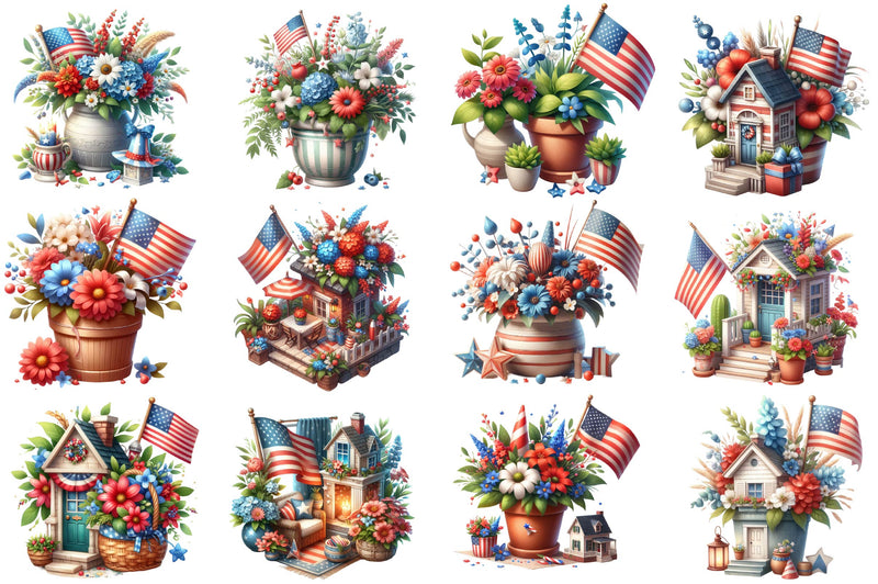 4th Of July Clipart Bundle 2 - CraftNest - Digital Crafting and Art