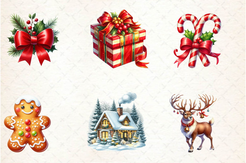 Classic Christmas Clipart Bundle - CraftNest - Digital Crafting and Art