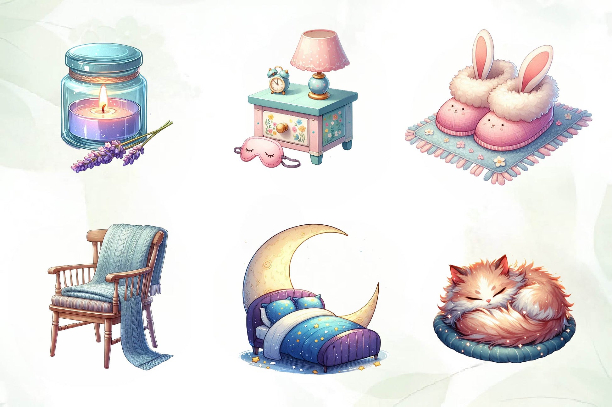 Evening Routine Clipart Bundle - CraftNest - Digital Crafting and Art