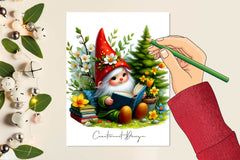 Spring Gnomes Clipart Bundle - CraftNest - Digital Crafting and Art