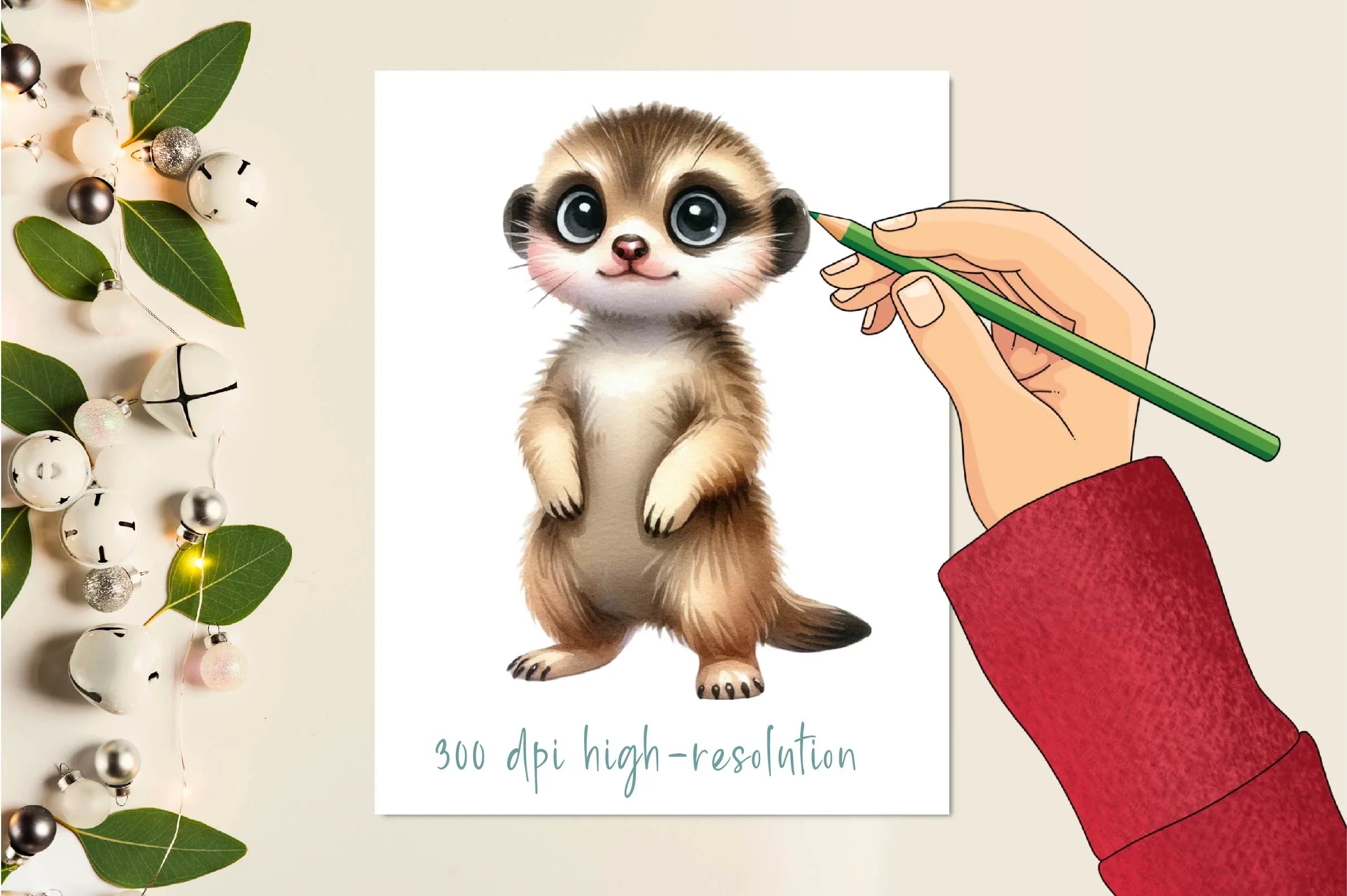 Curious Meerkat Clipart Bundle - CraftNest - Digital Crafting and Art