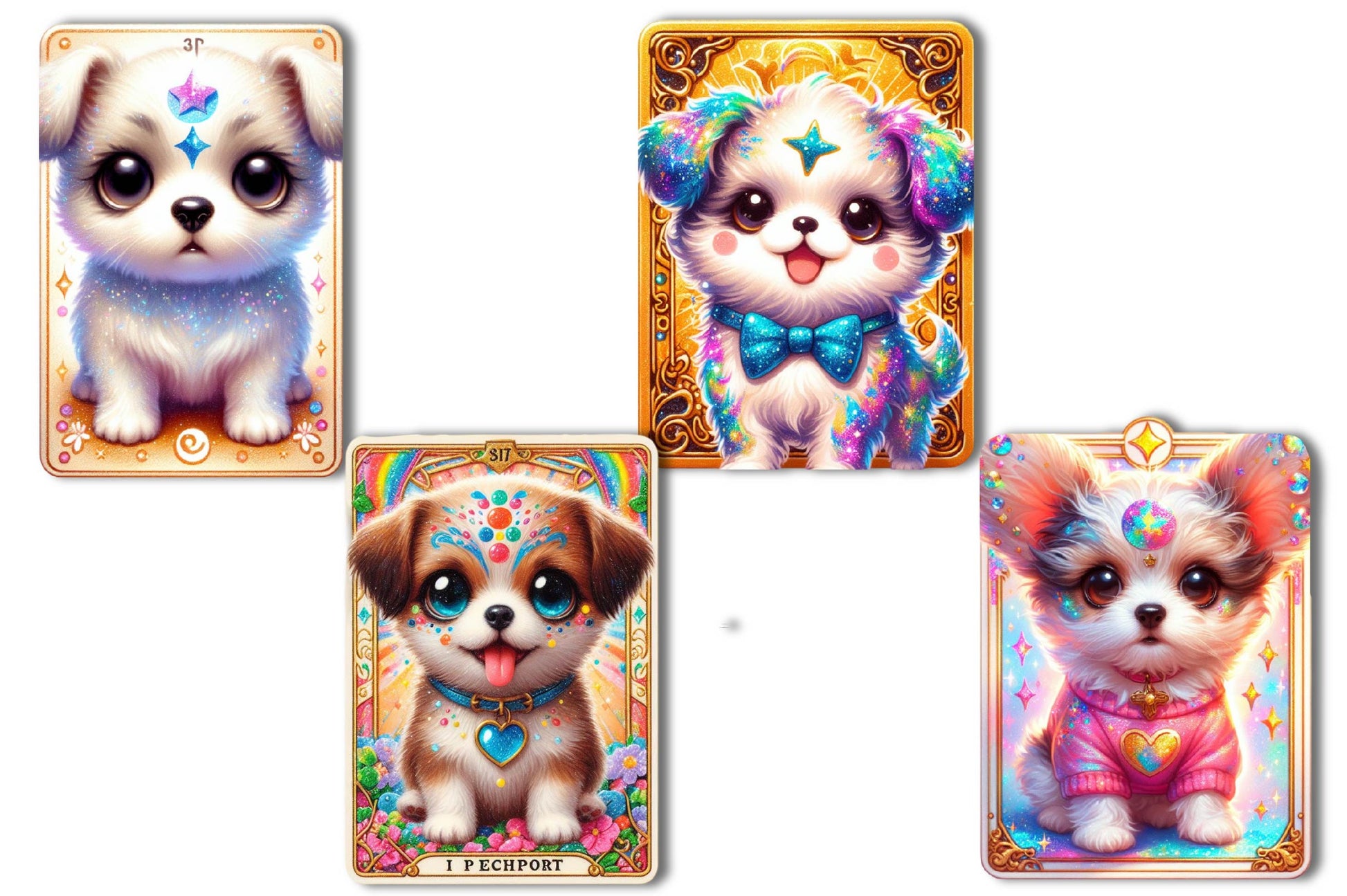 Funny Dog Tarot Card Clipart Bundle - CraftNest - Digital Crafting and Art