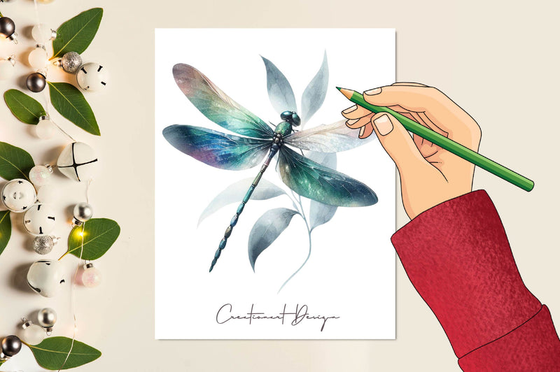 Dragonflies Clipart Bundle - CraftNest - Digital Crafting and Art