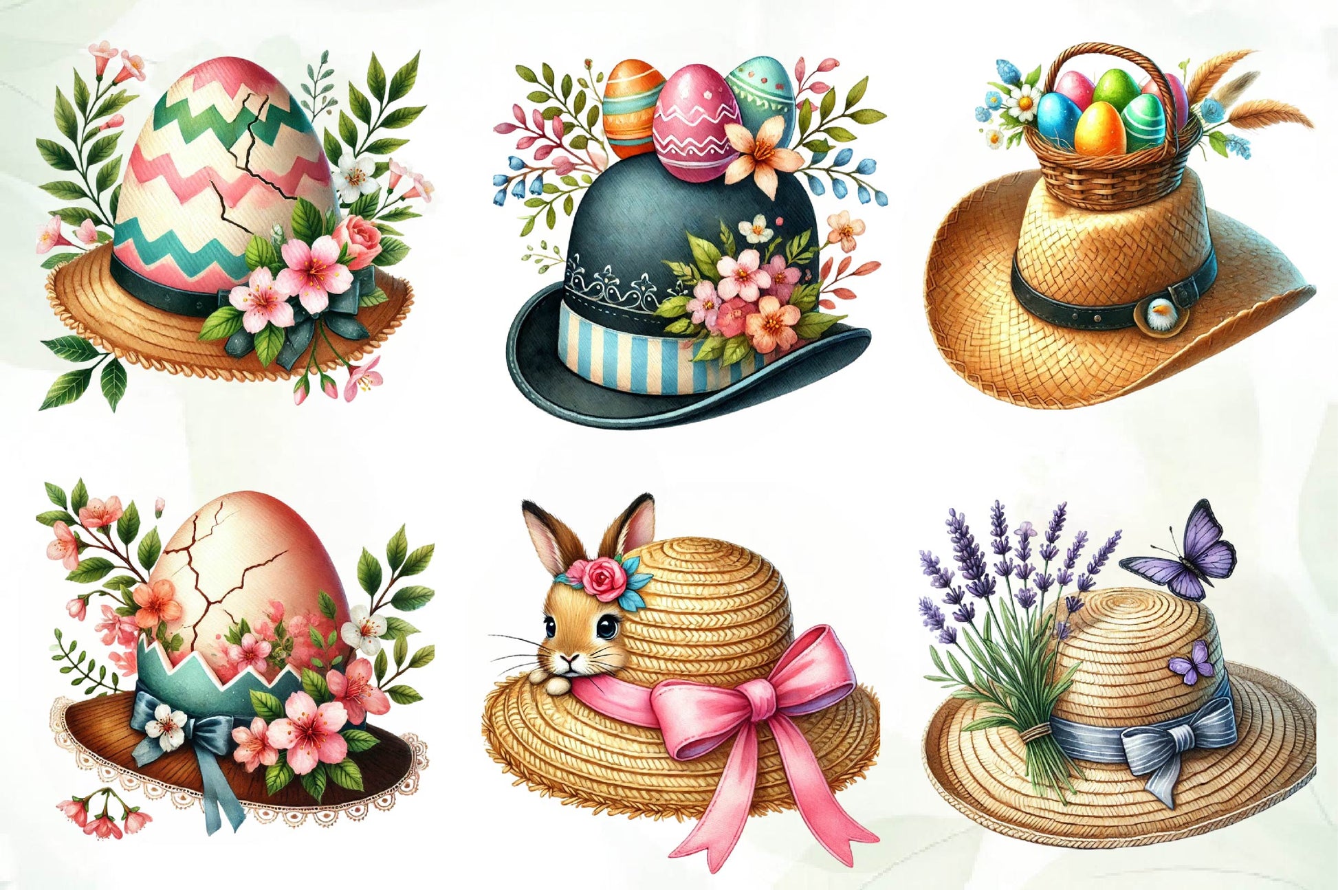 Easter Hat Clipart Bundle - CraftNest - Digital Crafting and Art