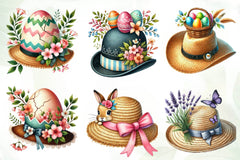 Easter Hat Clipart Bundle - CraftNest - Digital Crafting and Art
