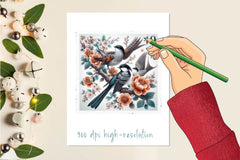 Asian Animals Postage Stamps Clipart Bundle - CraftNest - Digital Crafting and Art