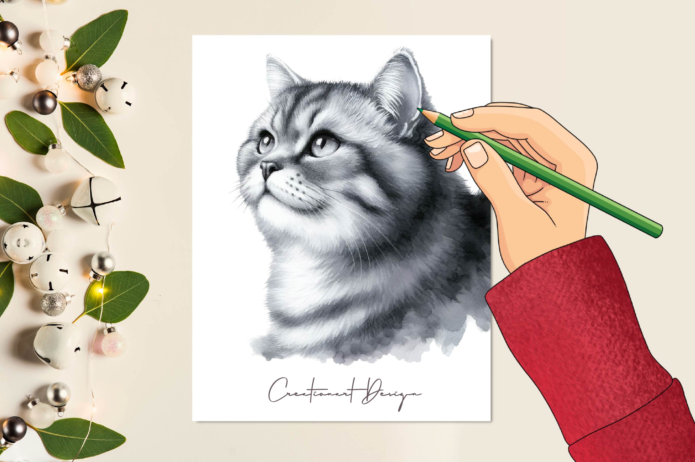 Gray Cats Clipart Bundle - CraftNest - Digital Crafting and Art