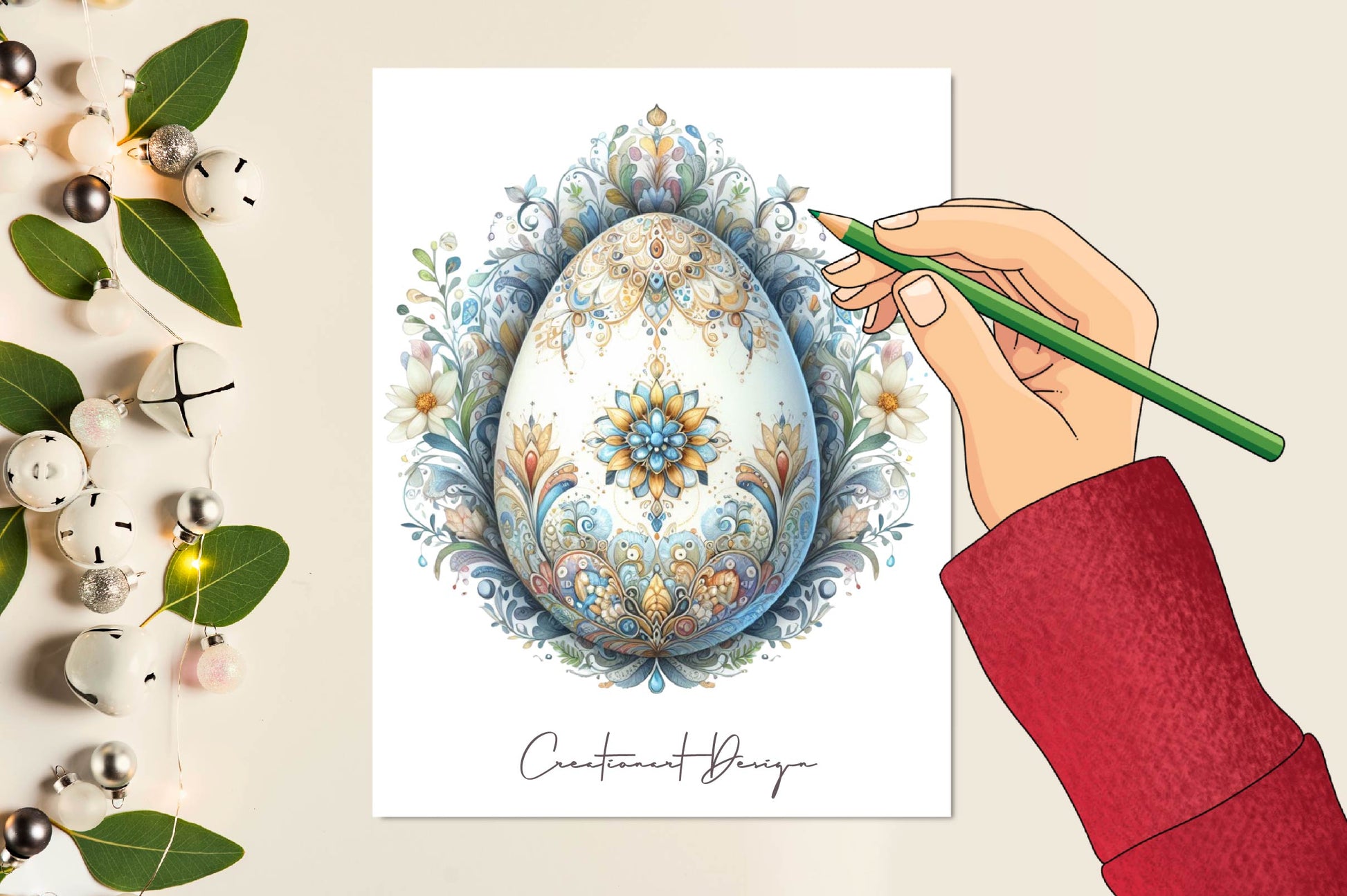 Ornate Eggs Clipart Bundle - CraftNest - Digital Crafting and Art