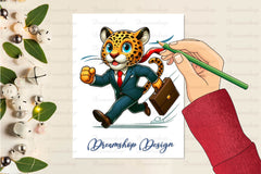 Cute Businessman Animals Clipart Bundle - CraftNest - Digital Crafting and Art