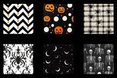 Black And White Halloween Digital Paper - CraftNest - Digital Crafting and Art