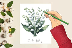 Lily Of The Valley Flowers Clipart Bundle - CraftNest - Digital Crafting and Art