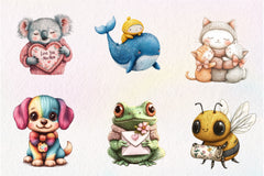 Kawaii Knitted Animals Mother's Day Clipart Bundle - CraftNest - Digital Crafting and Art