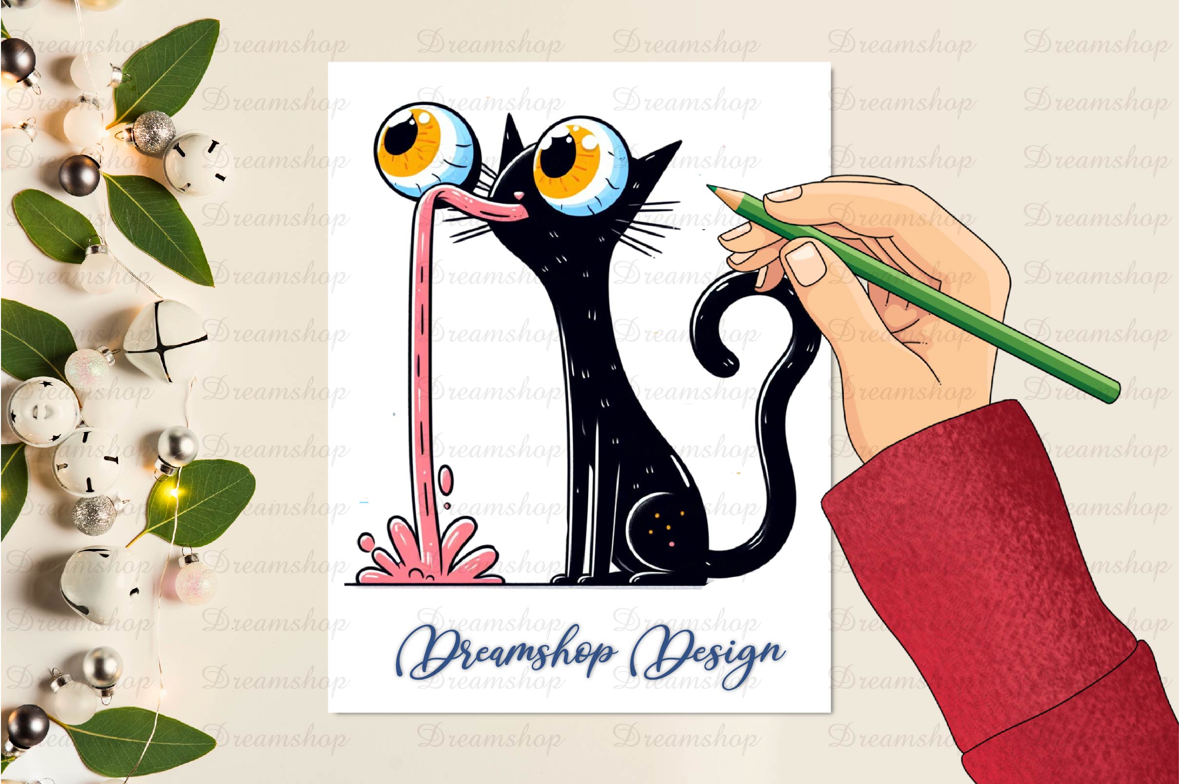 Funny Quirky Black Cats Clipart Bundle - CraftNest - Digital Crafting and Art