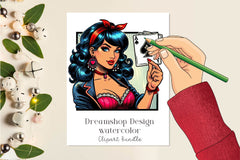 Vintage Woman Tarot Card Clipart Bundle - CraftNest - Digital Crafting and Art