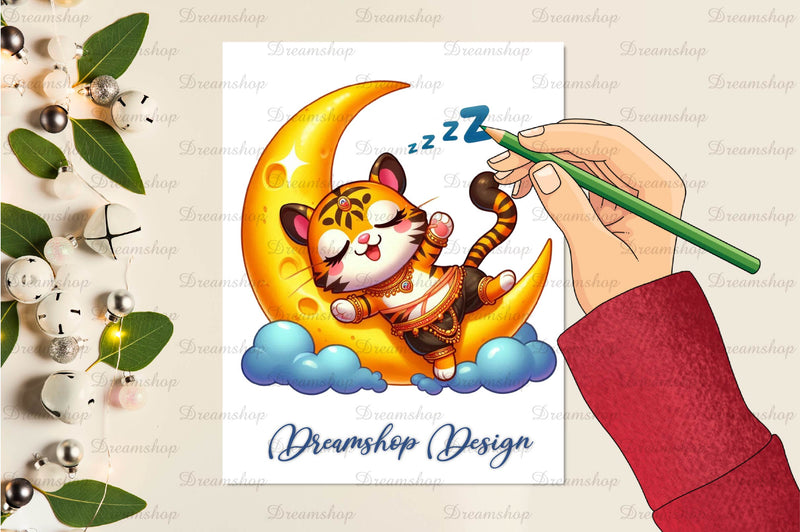Sleeping Baby Animals Clipart Bundle - CraftNest - Digital Crafting and Art