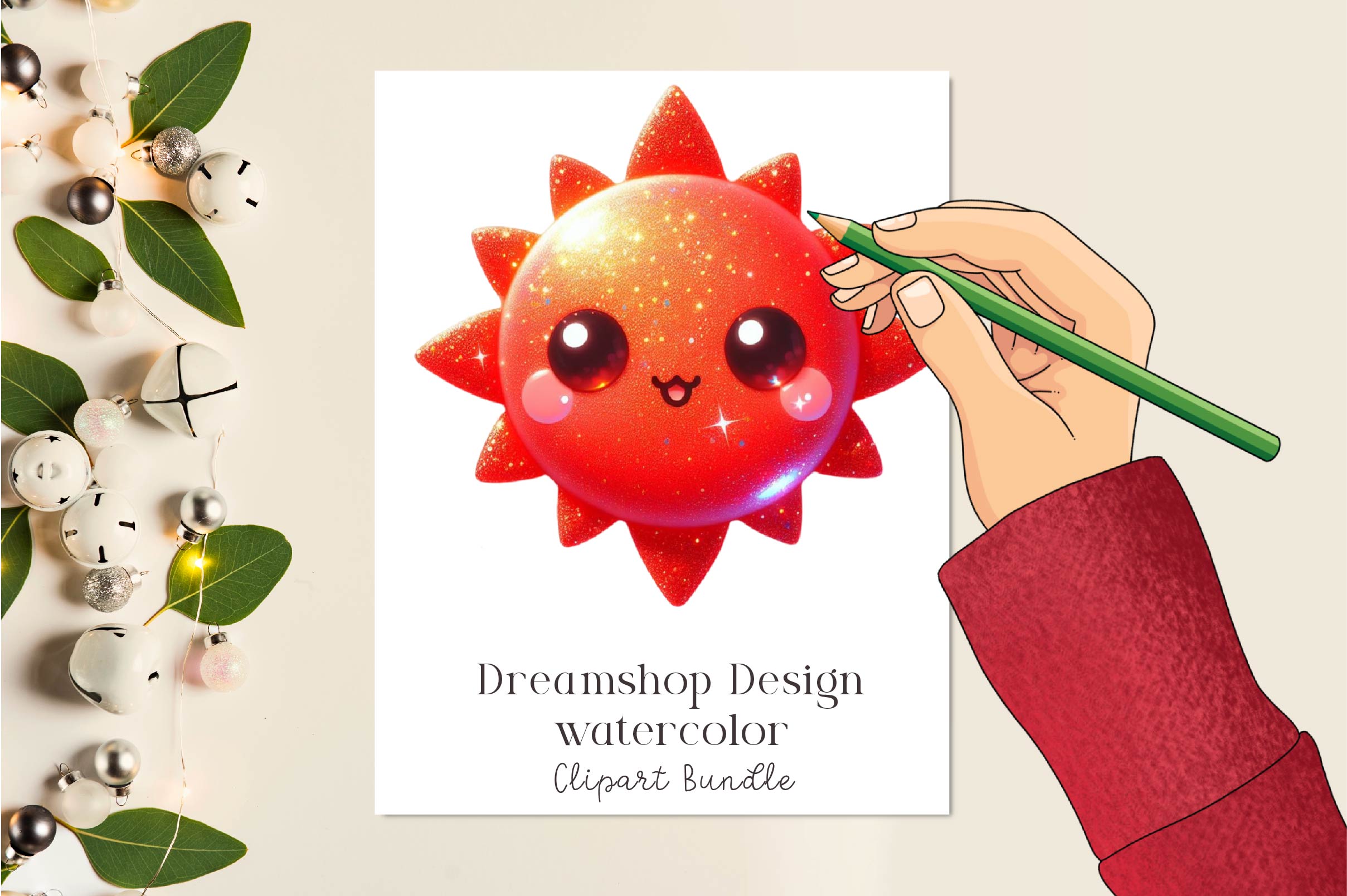 Kawaii Sun Clipart Bundle - CraftNest - Digital Crafting and Art