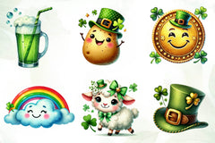 St Patricks Day Clipart Bundle 4 - CraftNest - Digital Crafting and Art