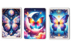 Magic And Celestial Butterfly Tarot Card Clipart Bundle - CraftNest - Digital Crafting and Art