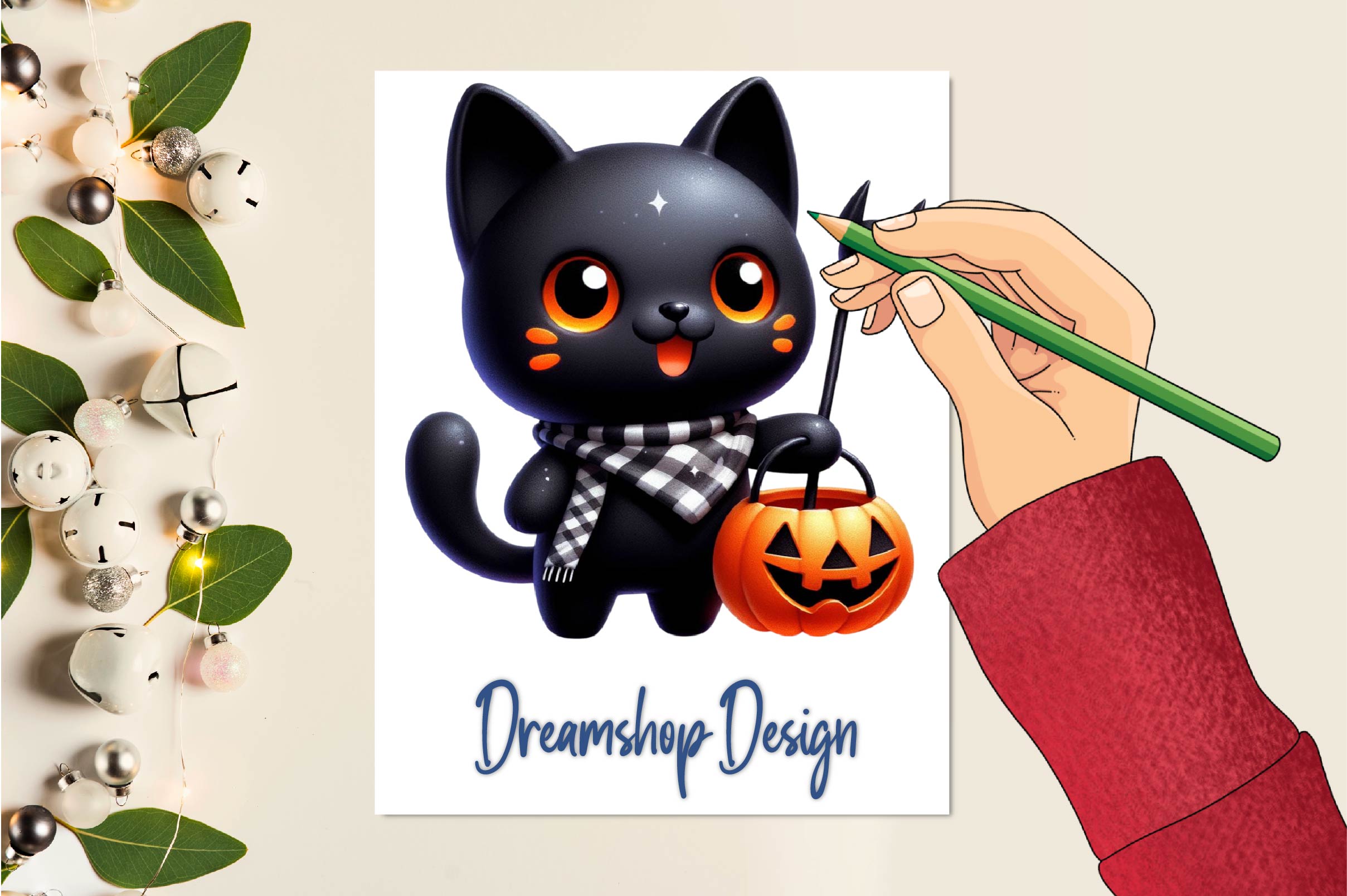 Funny Halloween Scary Cat Clipart Bundle - CraftNest - Digital Crafting and Art