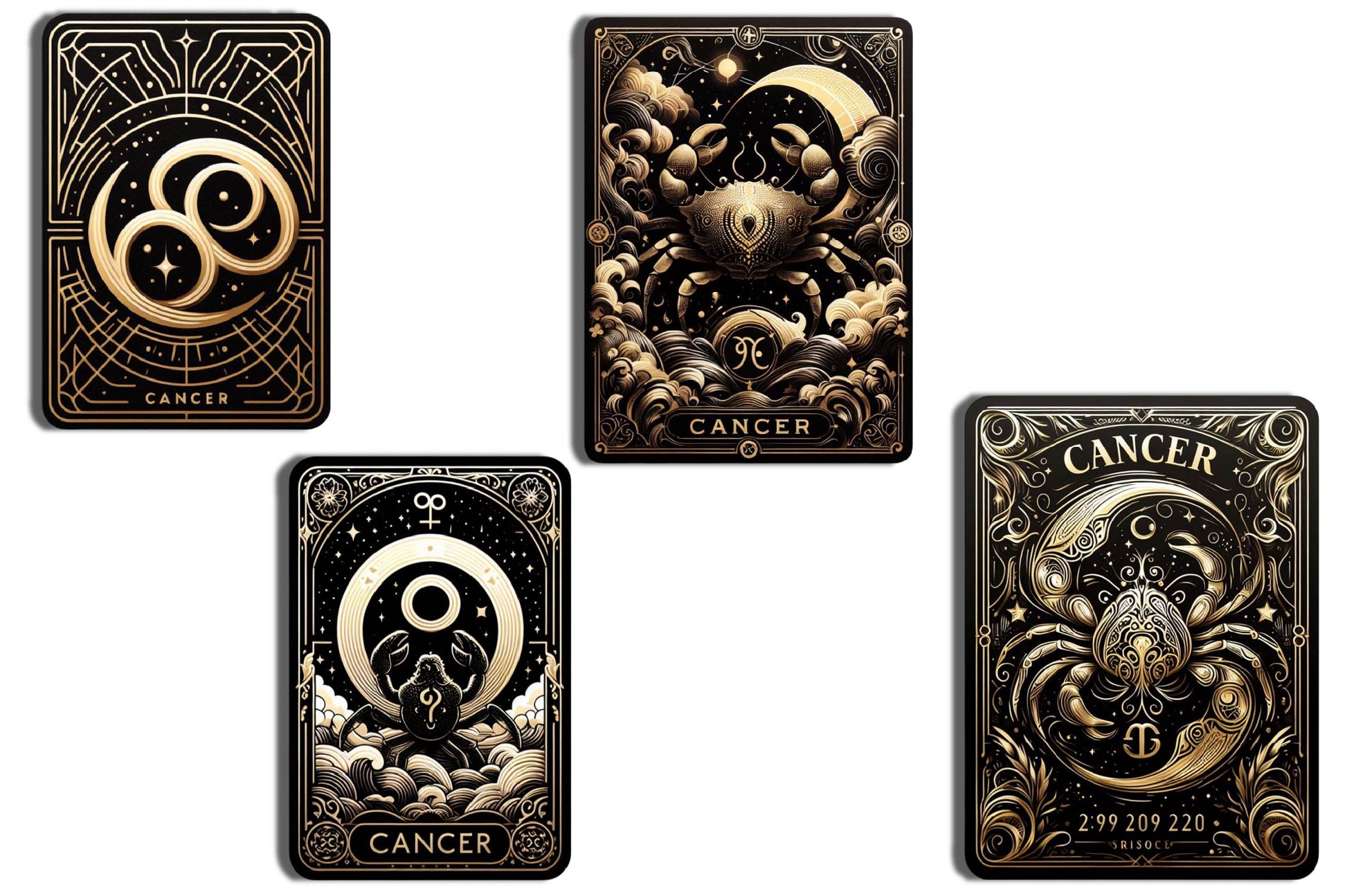 Cancer Zodiac Card Tarot Clipart Bundle - CraftNest - Digital Crafting and Art