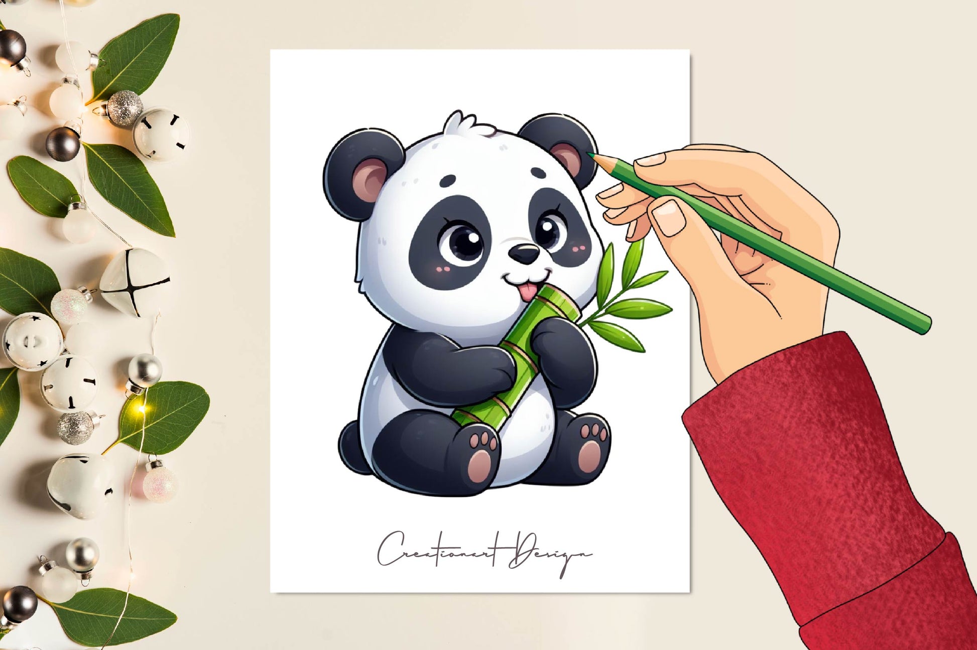 Adorable Cute Panda Clipart Bundle - CraftNest - Digital Crafting and Art