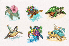 Summer Hedgehog Clipart Bundle 1 - CraftNest - Digital Crafting and Art