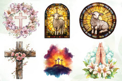 Antique Religious Easter Clipart Bundle - CraftNest - Digital Crafting and Art
