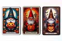 Halloween Gothic Gnome Tarot Card Clipart Bundle - CraftNest - Digital Crafting and Art