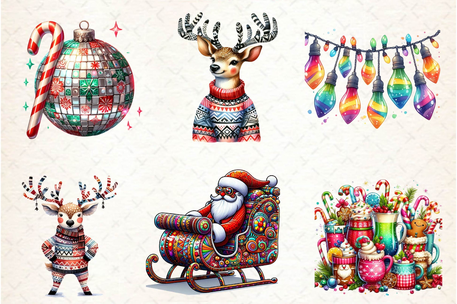 Funky Christmas Clipart Bundle - CraftNest - Digital Crafting and Art