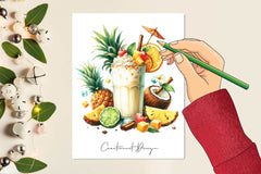 Pina Colada Clipart Bundle - CraftNest - Digital Crafting and Art