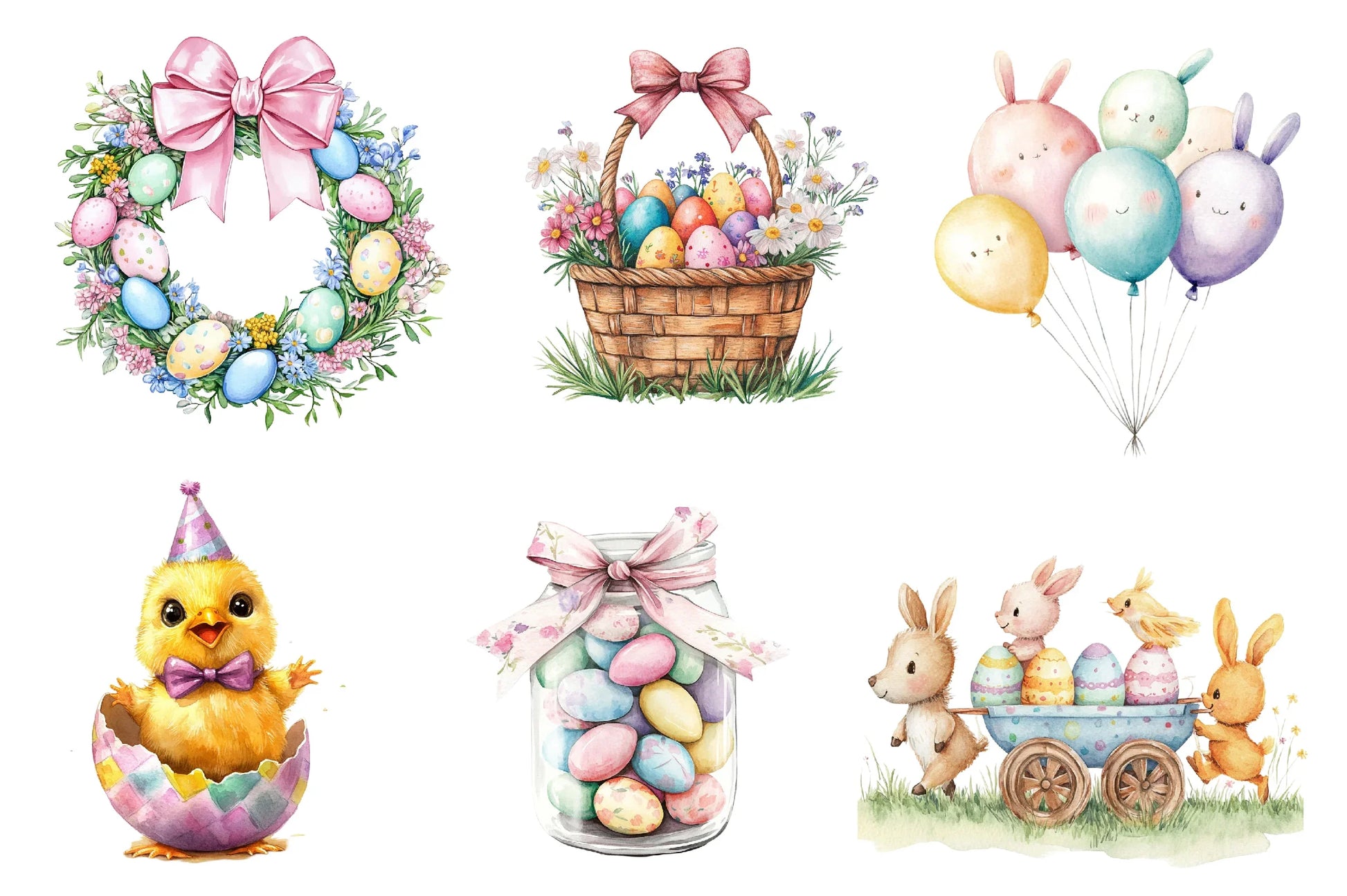 Easter Party Clipart Bundle - CraftNest - Digital Crafting and Art