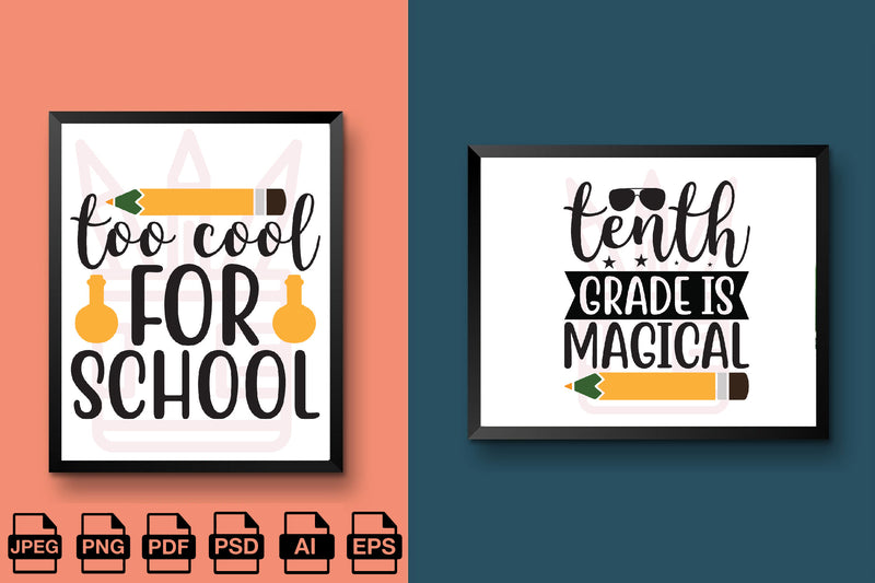 School SVG Bundle 3 - CraftNest - Digital Crafting and Art