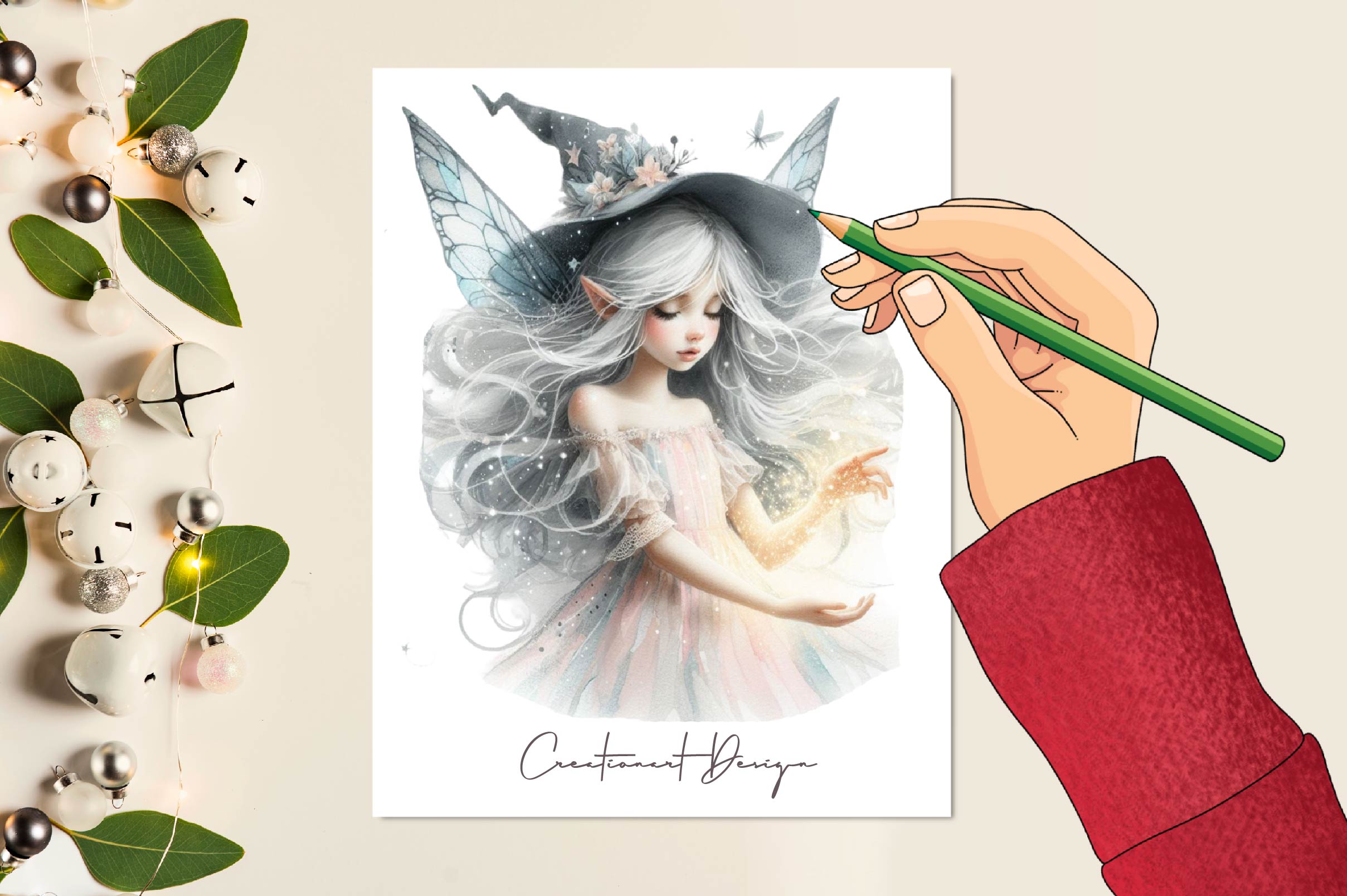 Mystical Fairies Clipart Bundle - CraftNest - Digital Crafting and Art