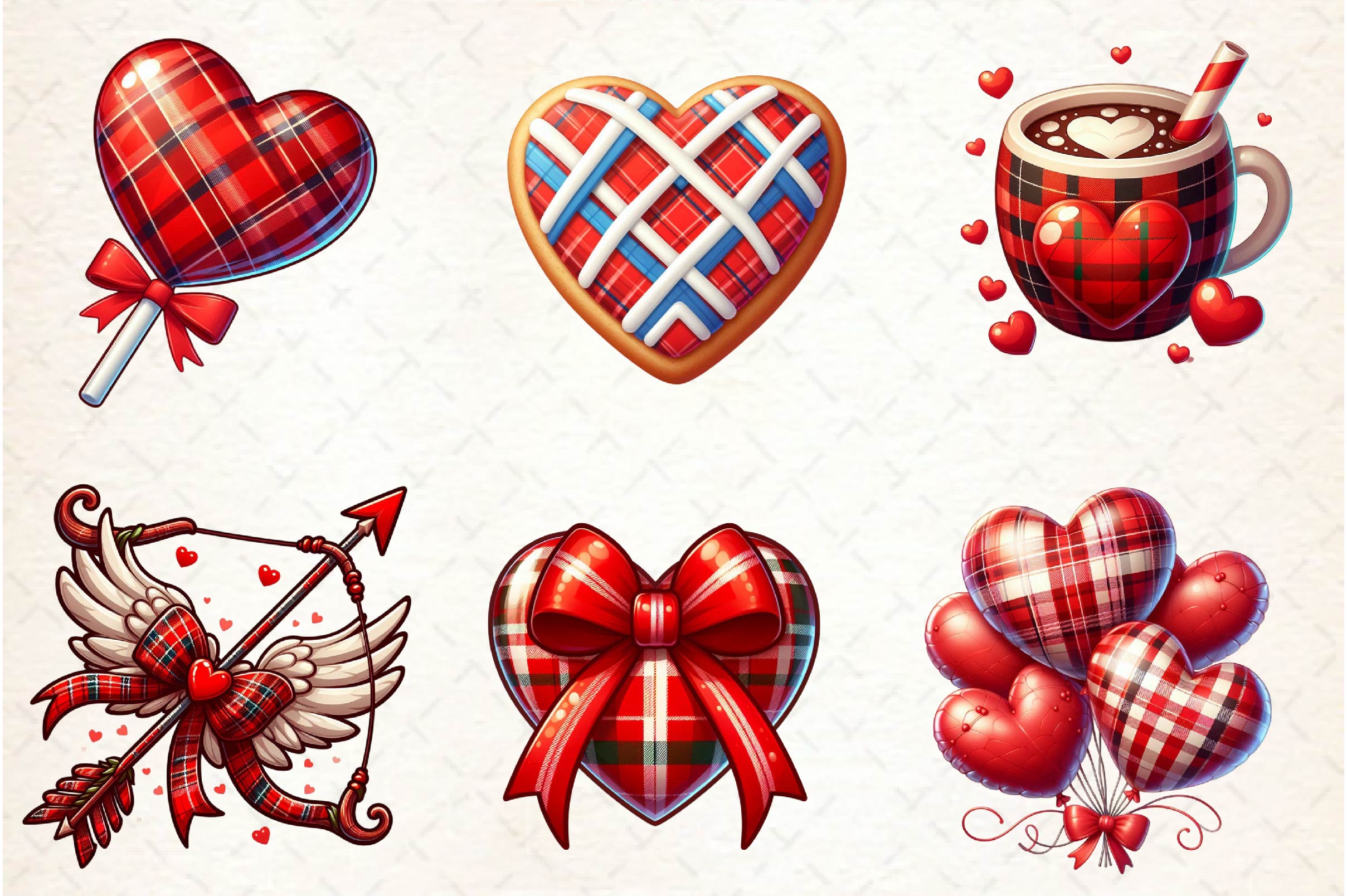 Coquette Valentines Clipart Bundle - CraftNest - Digital Crafting and Art
