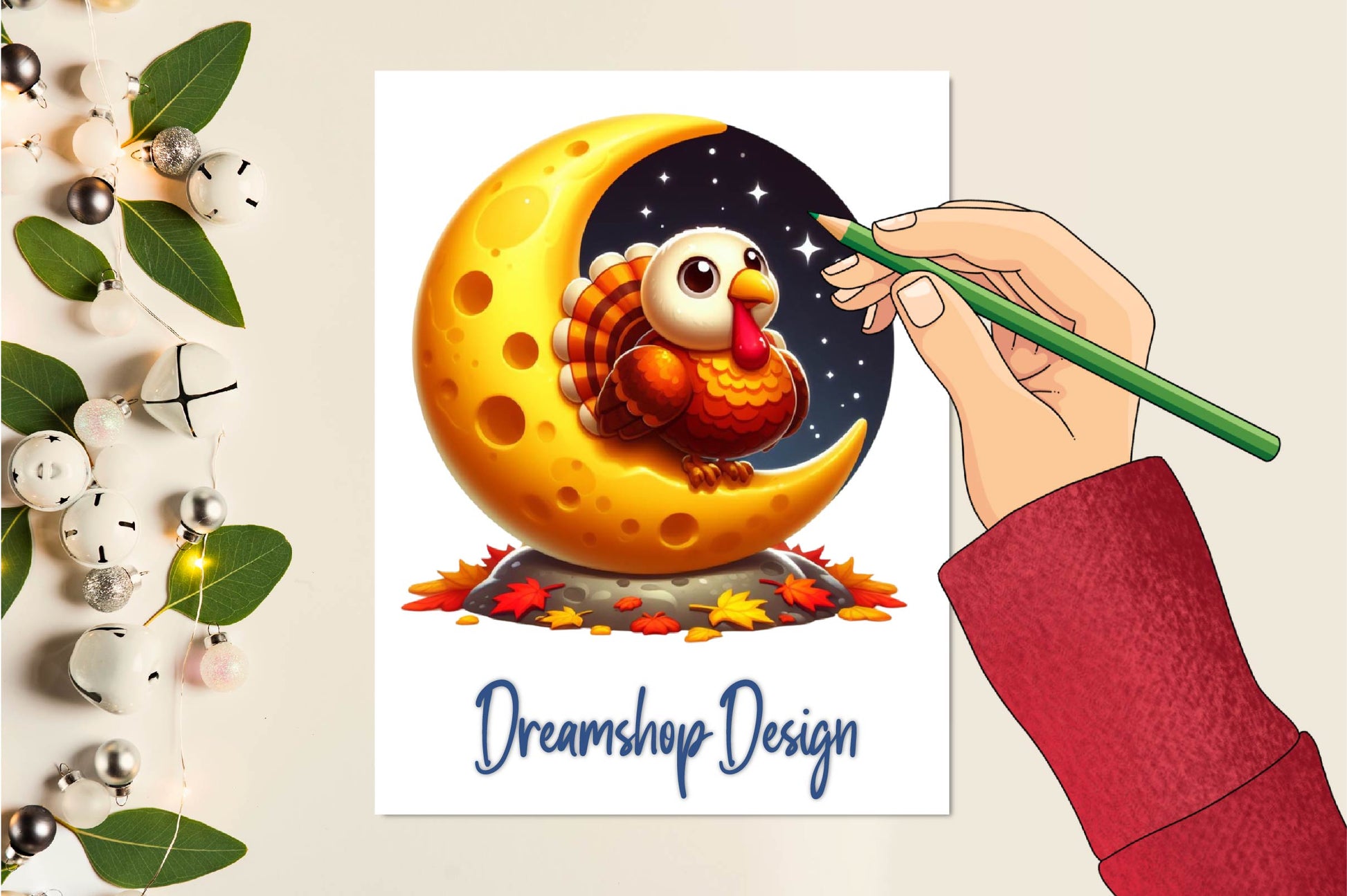 Autumn Cute Turkey Clipart Bundle - CraftNest - Digital Crafting and Art