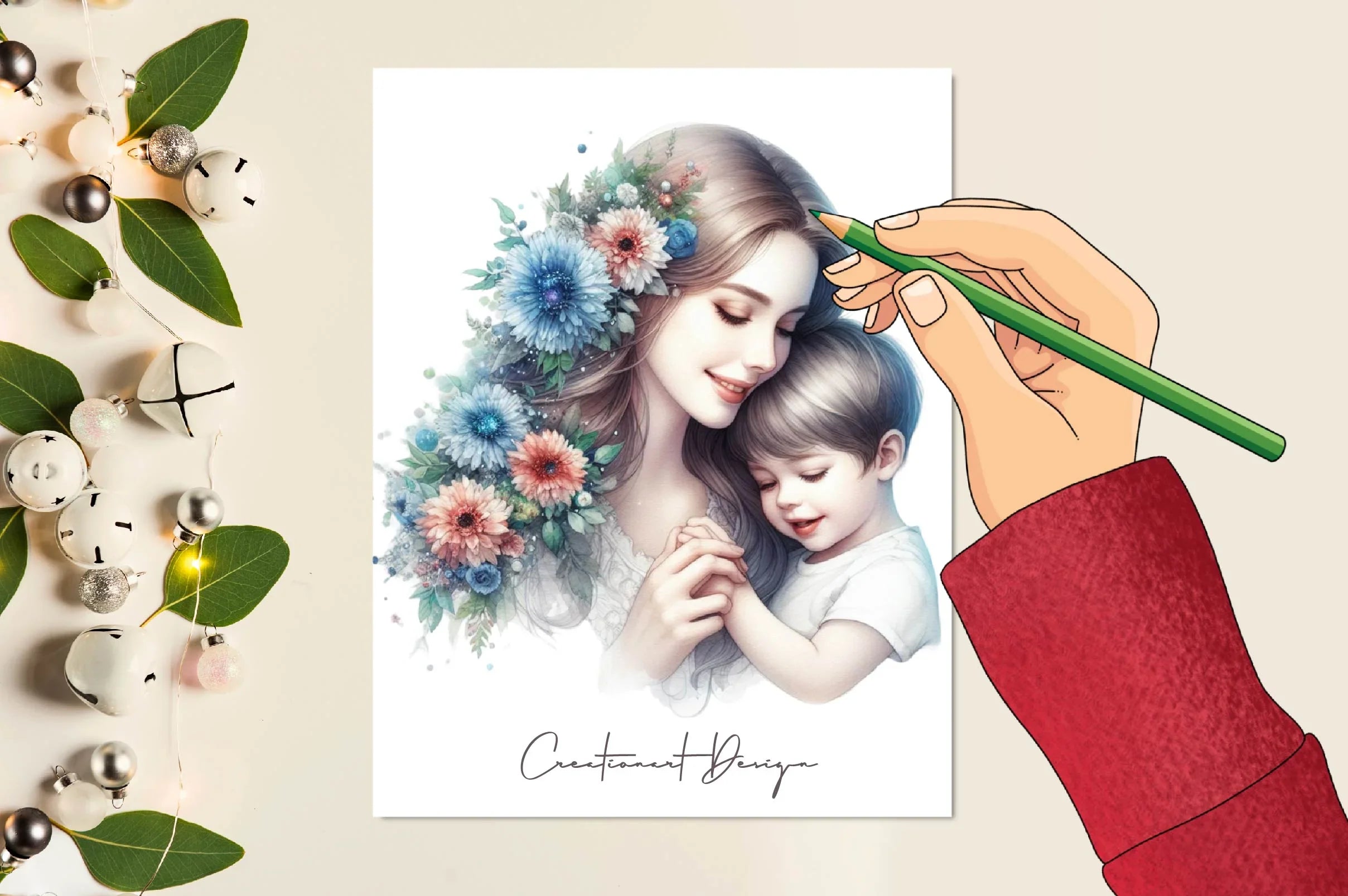 Mother Day Clipart Bundle 1 - CraftNest - Digital Crafting and Art