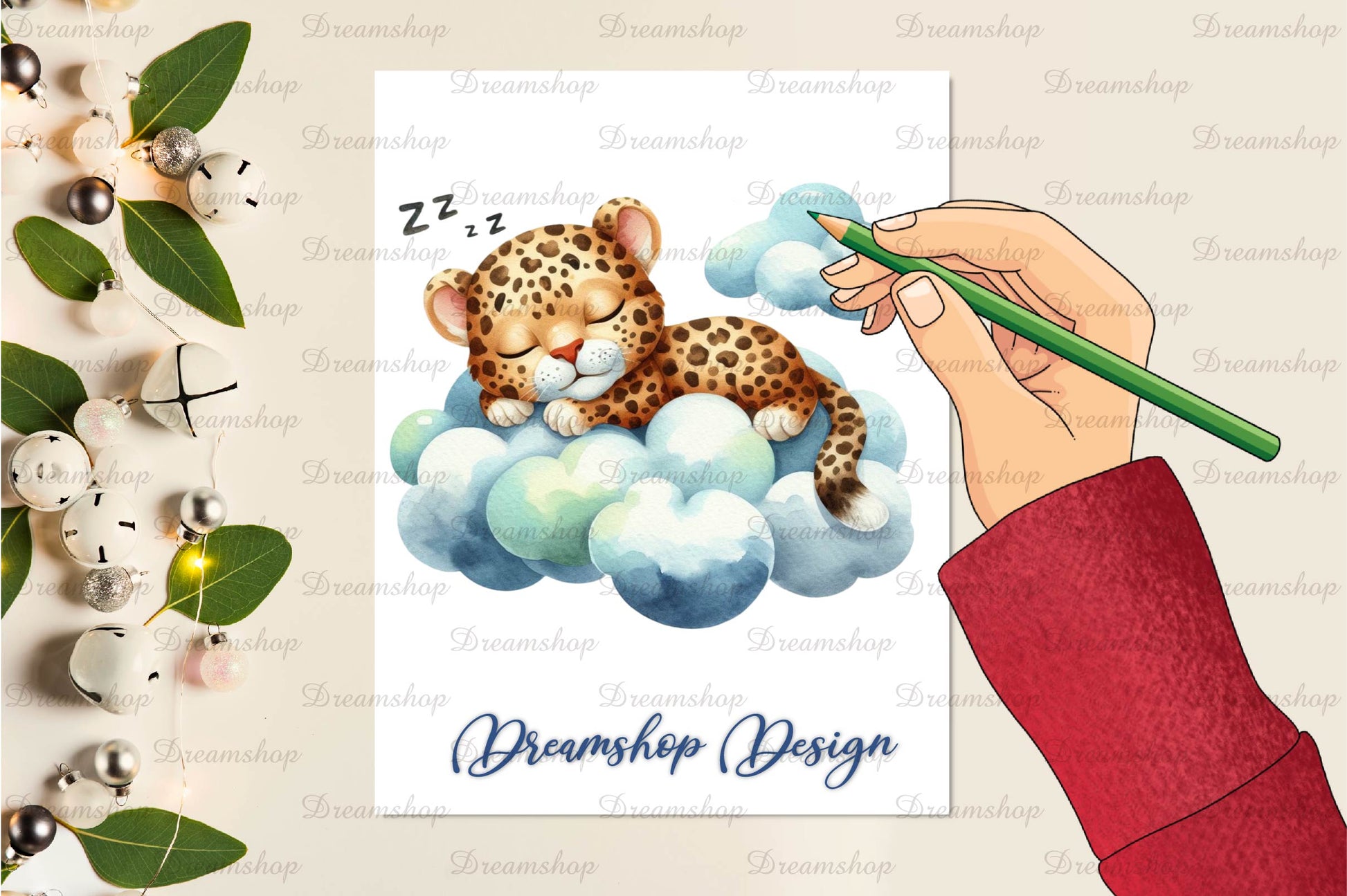 Lovely Baby Animal Sleeping Clipart Bundle - CraftNest - Digital Crafting and Art