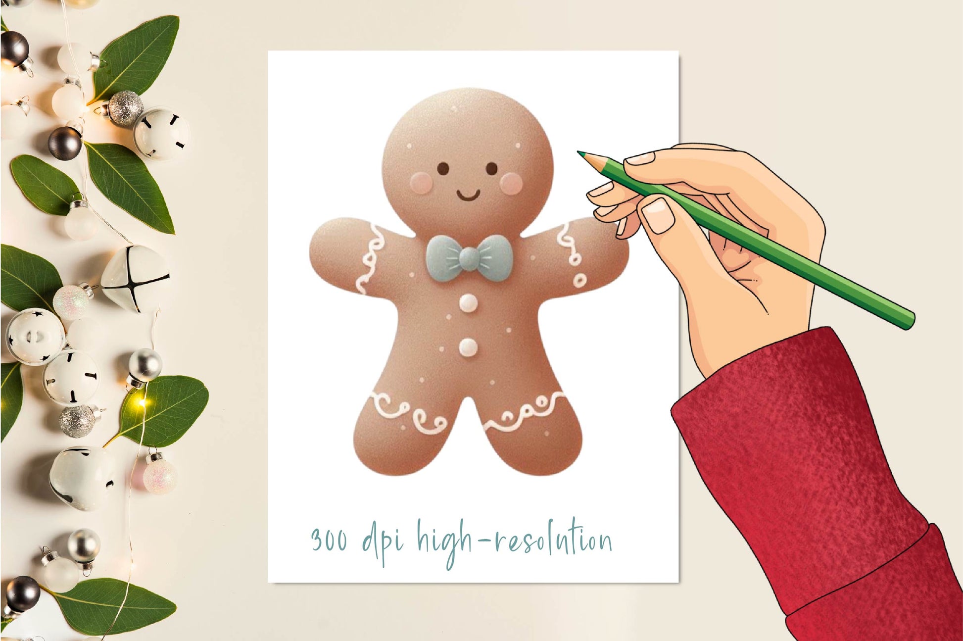 Christmas Gingerbread Clipart Bundle 1 - CraftNest - Digital Crafting and Art