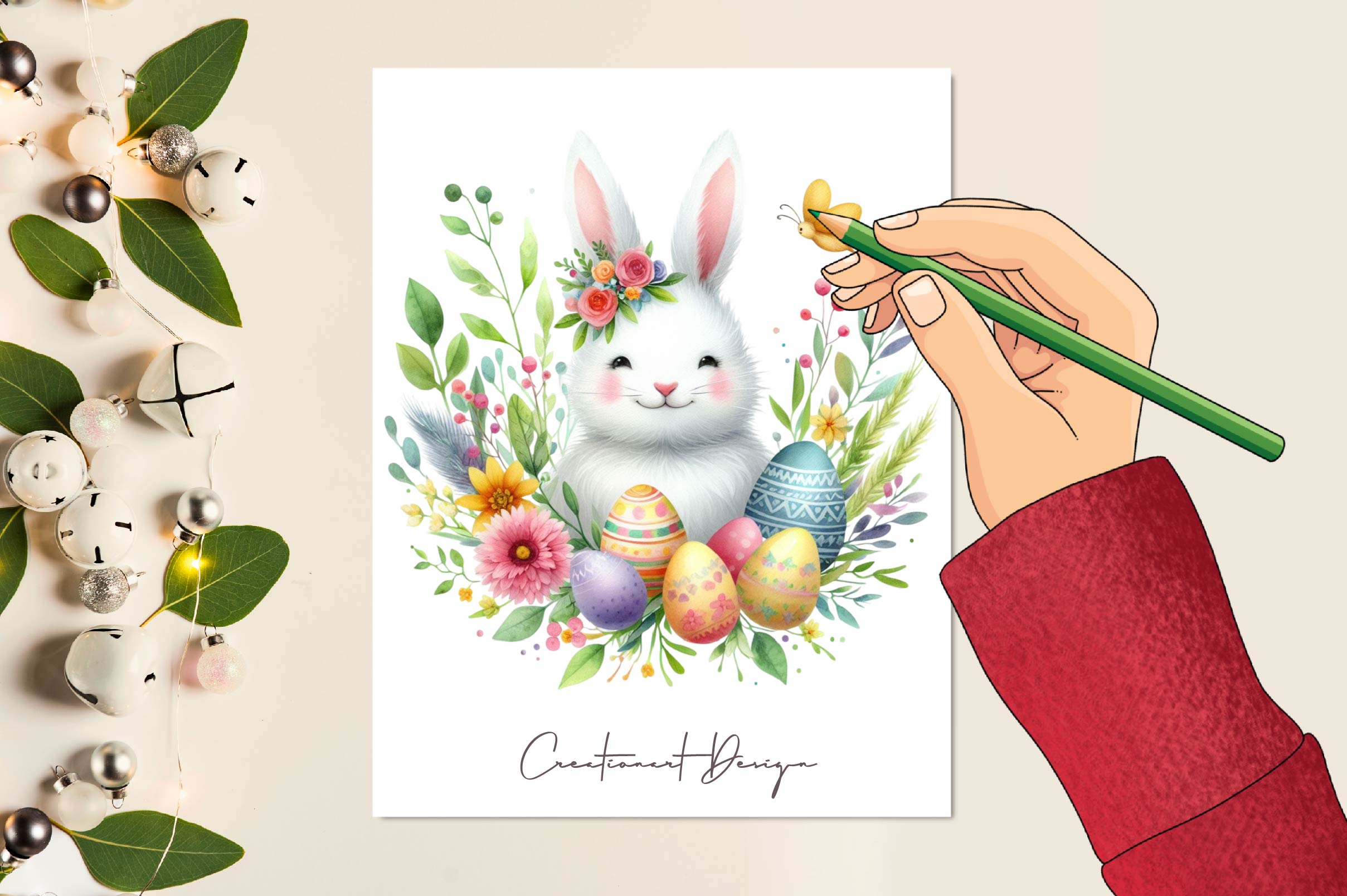 Easter Bunny Clipart Bundle 10 - CraftNest - Digital Crafting and Art